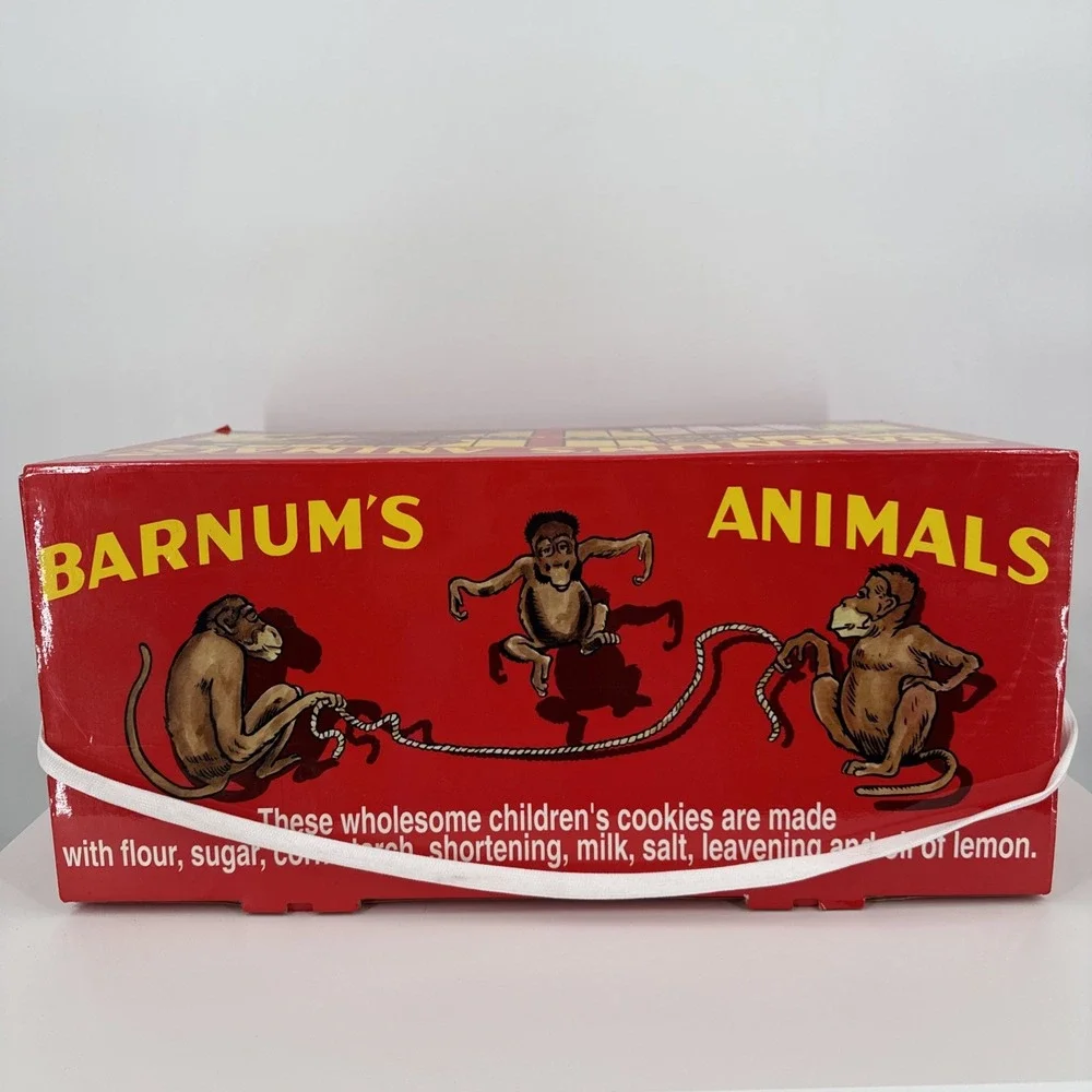 Vintage 1998 Huge Barnum's Animal Cracker Hanging‎  Store Display Box, Nabisco